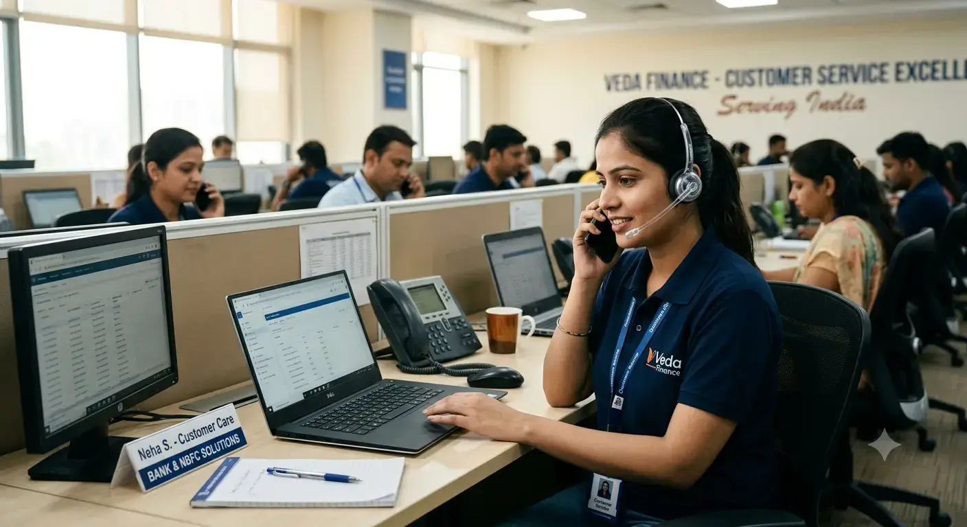 Banking and NBFC support representative sending a WhatsApp payment reminder