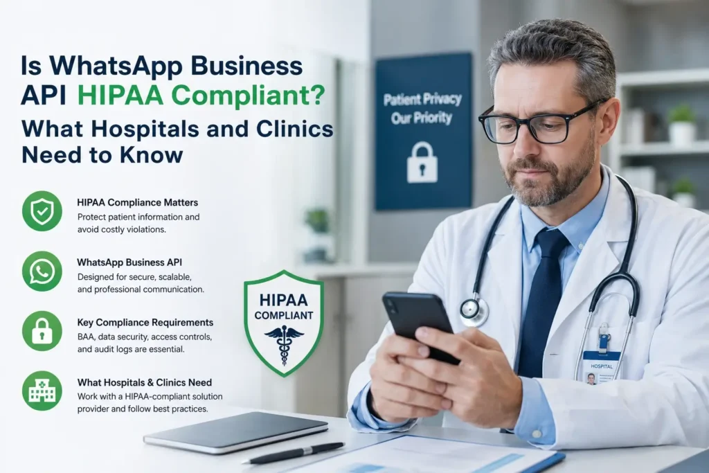 Is WhatsApp Business API HIPAA Compliant