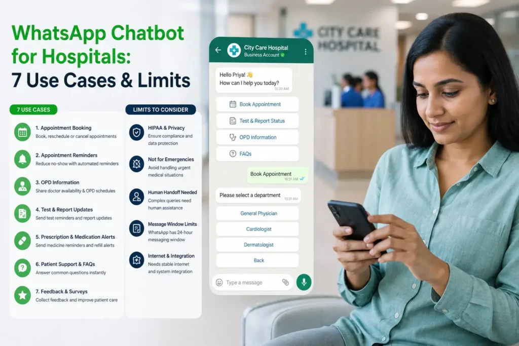 WhatsApp Chatbot for Hospitals